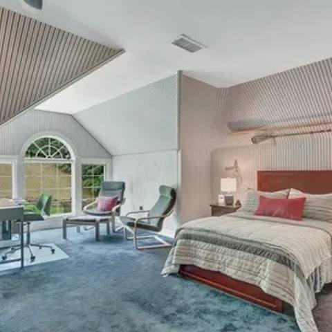 Bedroom after a deep clean