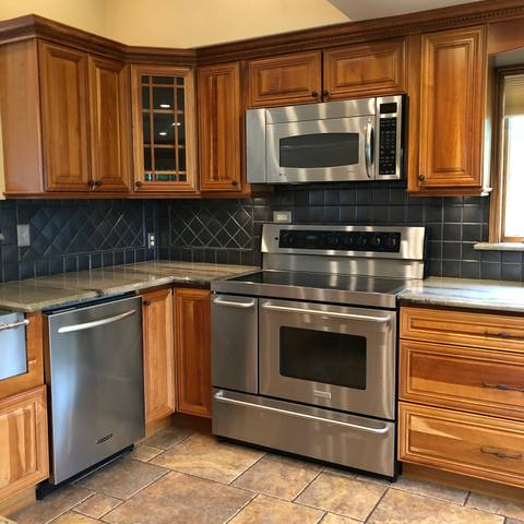 Kitchen after a deep clean