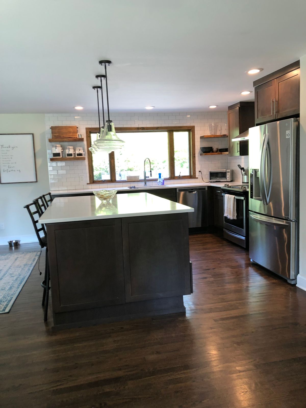 Kitchen after a deep clean