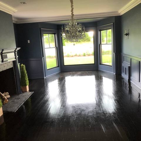 Formal dining room after a deep clean
