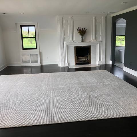 Sitting room after cleaning
