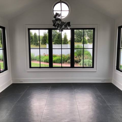 Sunroom after cleaning