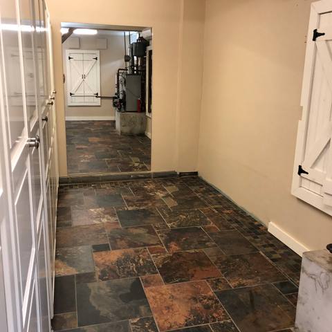Staircase after a deep clean