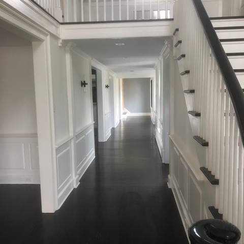 Hallway after cleaning